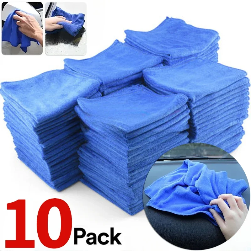 Microfiber Towel Detailing - 1-10Pcs Microfiber Towels Car Wash Drying