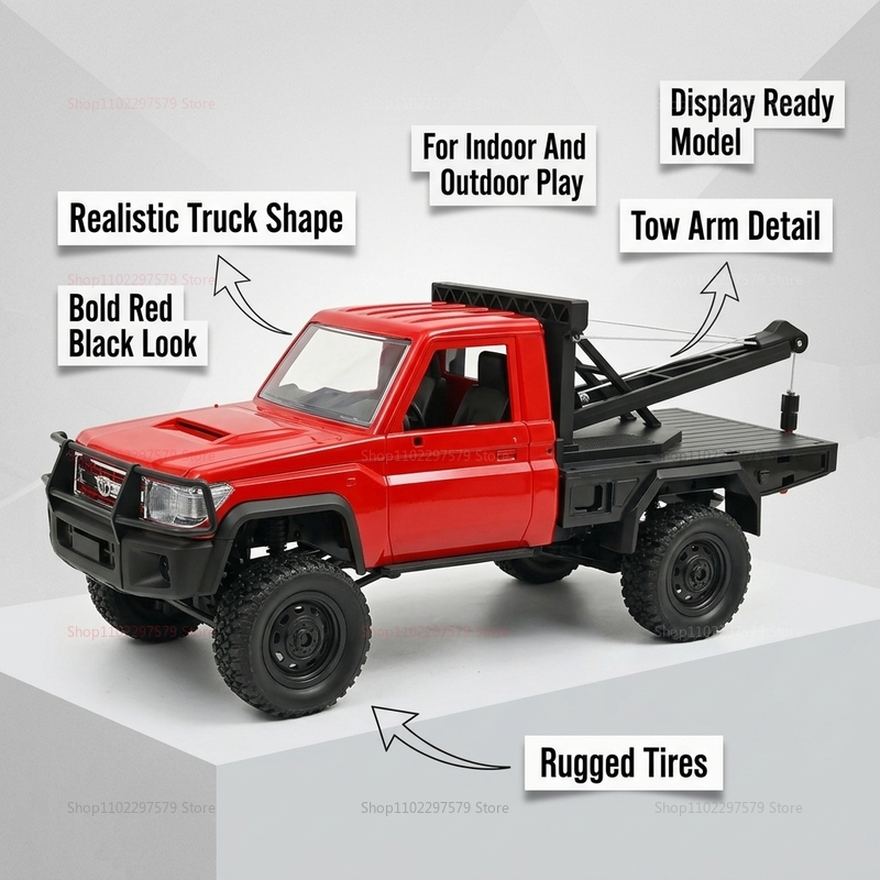 RC Rock Crawler 4x4 MN82T RC O - đánh giá và giá Dirt Brush Interior