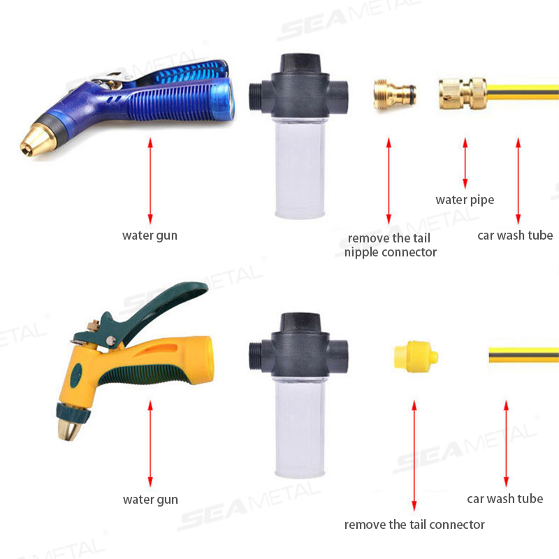 SEAMETAL Foam Lance Snow Spray - đánh giá và giá Pressure Washer Foam Gun